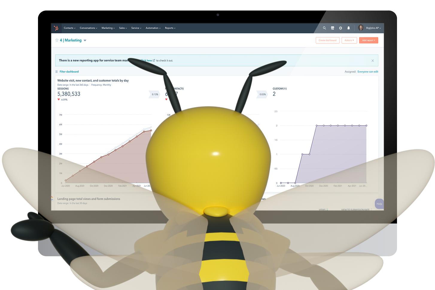 Buzzy HubSpot Reports
